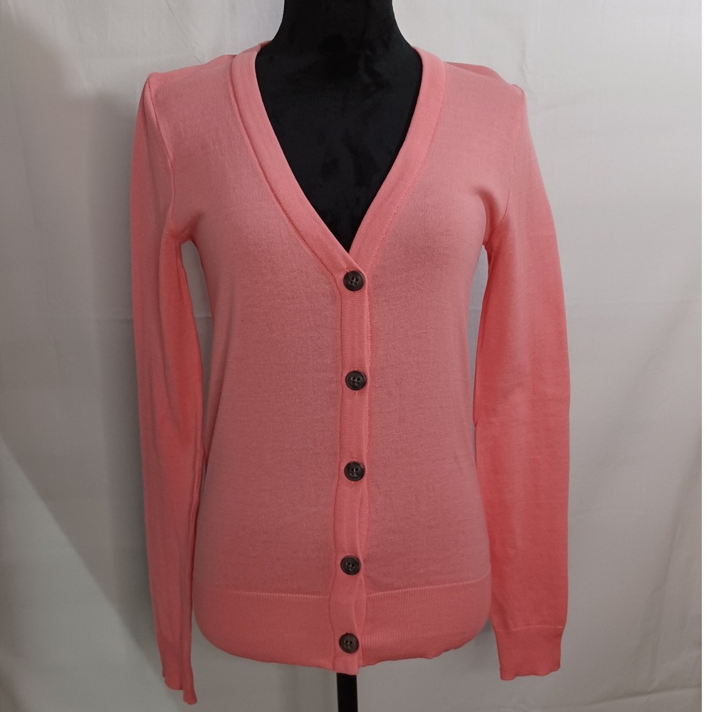 Women's BDG Barbie Pink Button Up Long Sleeve Cardigan Size XS